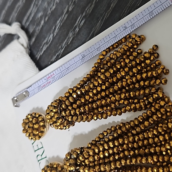 J. Crew Gold Tassel Earrings - Picture 3 of 3